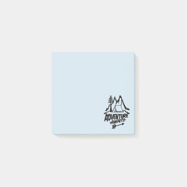 Post-it® Notes adhésives de camping Aventure à venir (Devant)