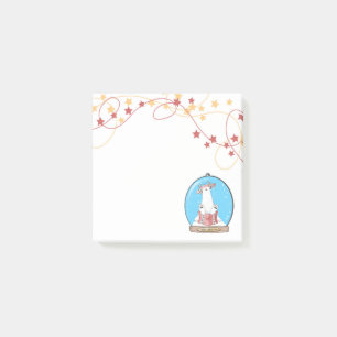Post-it® Notes adhésives de Noël ours polaire boule à neige
