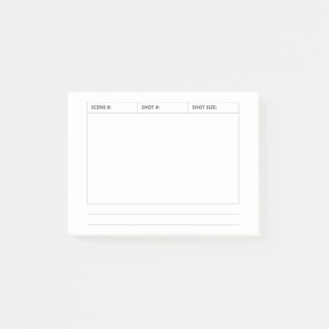 Post-it® Notes adhésives de storyboard (Devant)