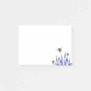 Post-it® Notes adhésives Fleurs de printemps Abeille Post-i