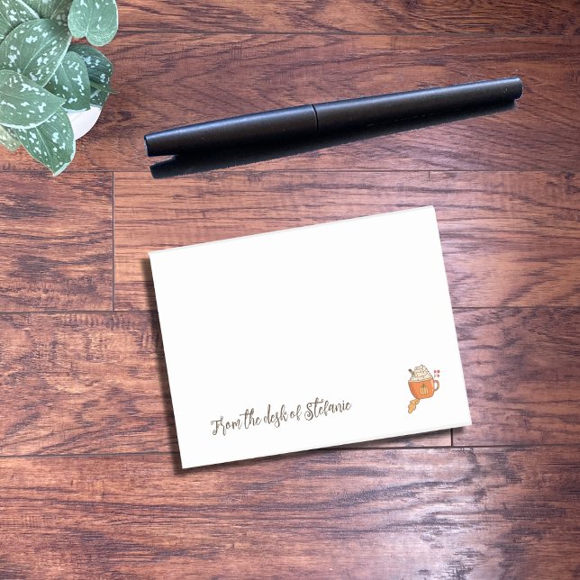 Post-it® Notes adhésives personnalisées latte au curry de p (Créateur téléchargé)