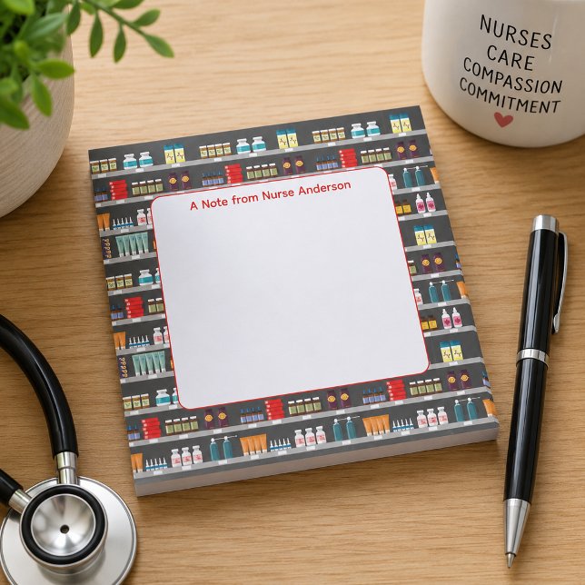 Post-it® Notes adhésives personnalisées pour infirmières  (Créateur téléchargé)