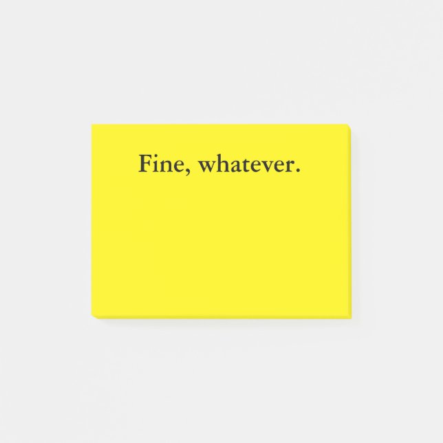 Post-it® Notes agressives passives (Devant)