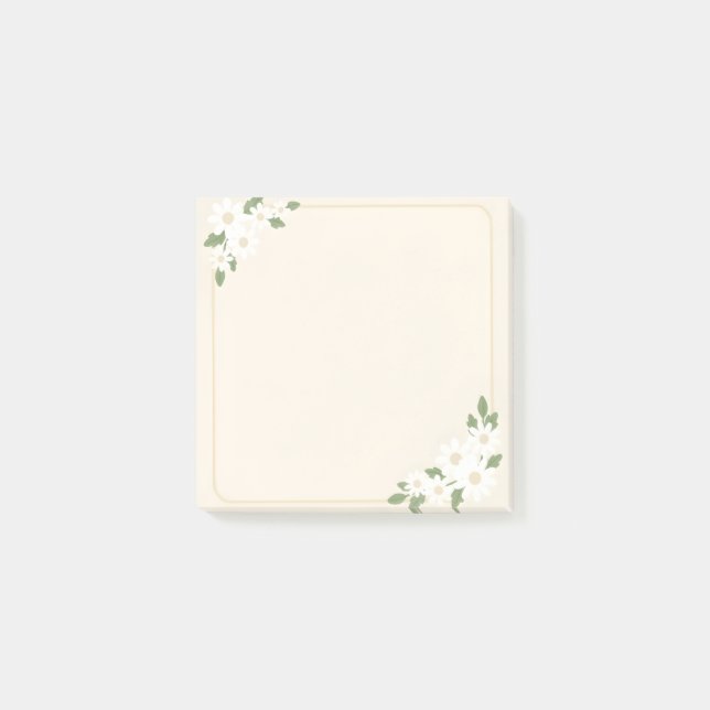 Post-it® Notes autocollantes imprimables à la pâquerette mi (Devant)