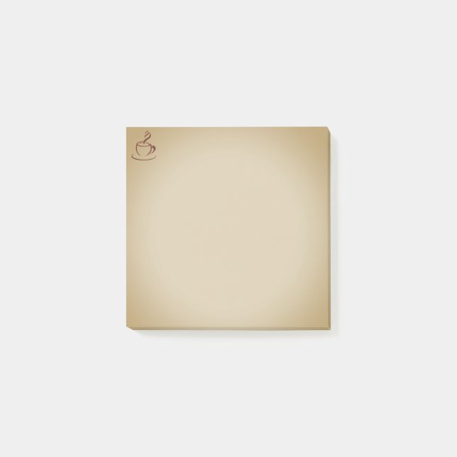 Post-it® Notes Autocollantes Imprimables sur le Café | Mémo (Devant)