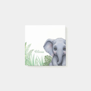 Post-it® Notes autocollantes pour safari éléphant personnal