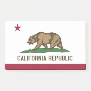 Post-it Notes avec drapeau de Californie, États-U