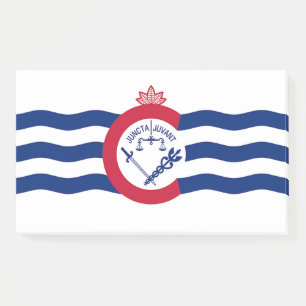 Post-it® Notes avec le drapeau de Cincinnati City, USA