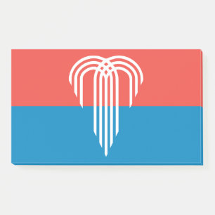 Post-it® Notes avec le drapeau de Kansas City, Missouri