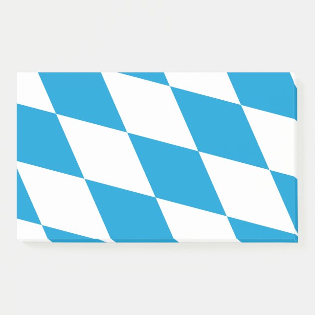 Post-it® Notes avec le drapeau de la Bavière, Allemagne (Devant)
