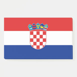 Post-it® Notes avec le drapeau de la Croatie
