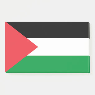 Post-it® Notes avec le drapeau de la Palestine