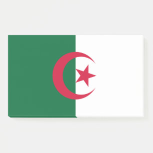 Post-it® Notes avec le drapeau de l'Algérie