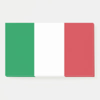 Notes avec le drapeau de l'Italie