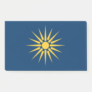 Post-it® Notes avec le drapeau de Macédoine, Grèce