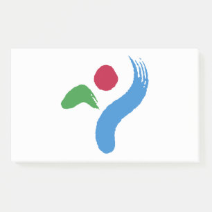 Post-it® Notes avec le drapeau de Séoul, Corée du Sud
