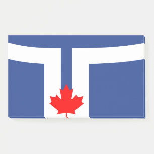 Post-it® Notes avec le drapeau de Toronto, Canada
