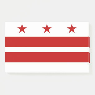 Post-it® Notes avec le drapeau de Washington DC, États-Unis