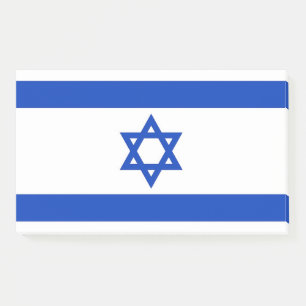 Post-it® Notes avec le drapeau d'Israël