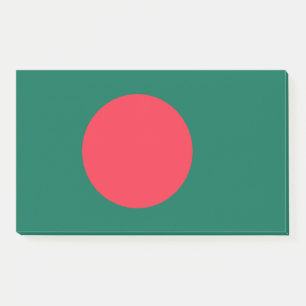 Post-it® Notes avec le drapeau du Bangladesh