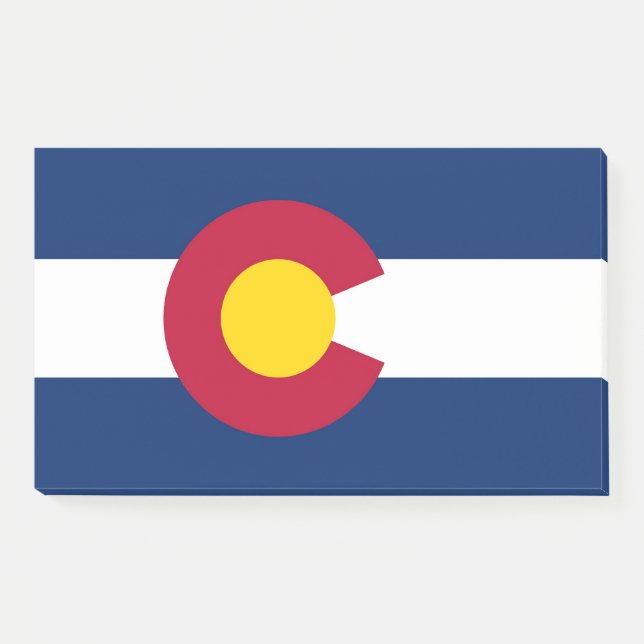 Post-it Notes avec le drapeau du Colorado, USA (Devant)