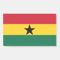 Notes avec le drapeau du Ghana