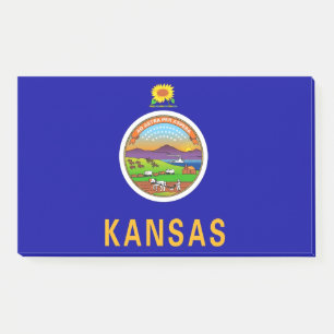 Post-it® Notes avec le drapeau du Kansas, États-Unis
