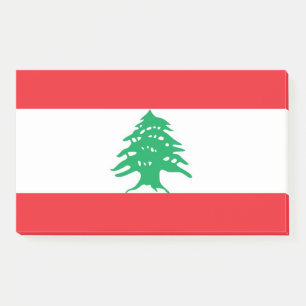 Post-it® Notes avec le drapeau du Liban