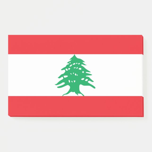 Post-it® Notes avec le drapeau du Liban (Devant)