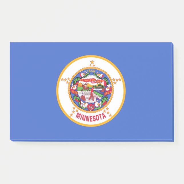 Post-it® Notes avec le drapeau du Minnesota, USA (Devant)