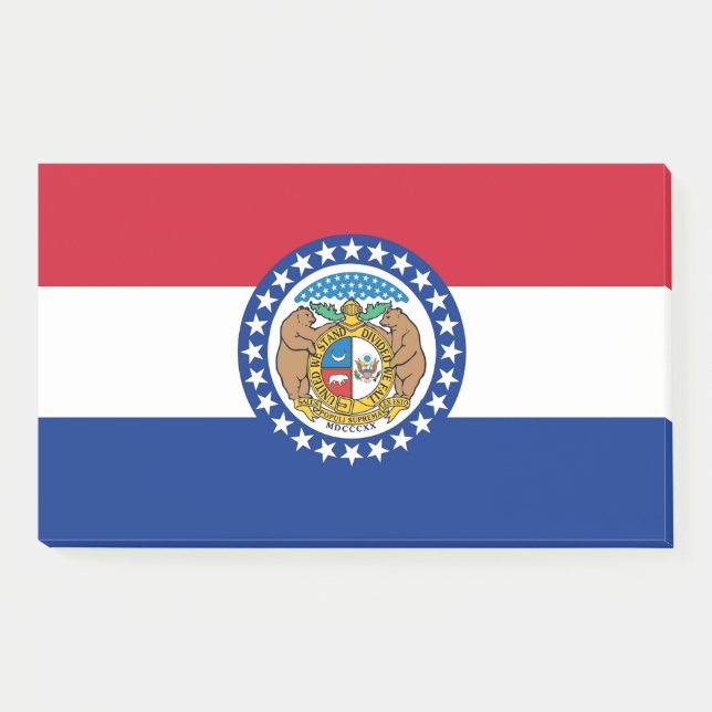 Post-it® Notes avec le drapeau du Missouri, USA (Devant)
