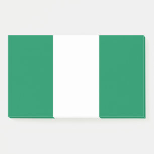 Post-it® Notes avec le drapeau du Nigeria
