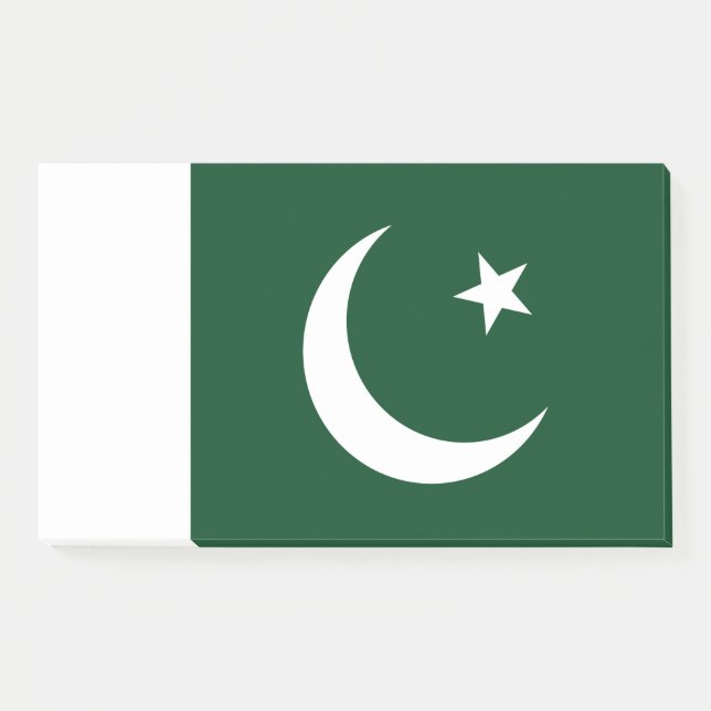 Post-it® Notes avec le drapeau du Pakistan (Devant)
