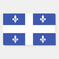 Notes avec le drapeau du Québec, Canada