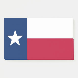 Post-it® Notes avec le drapeau du Texas, USA