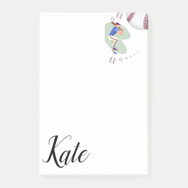 Post-it Notes Baseball (Devant)