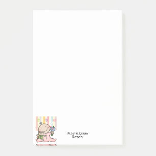 Post-it® Notes Bébé Fille Rayure