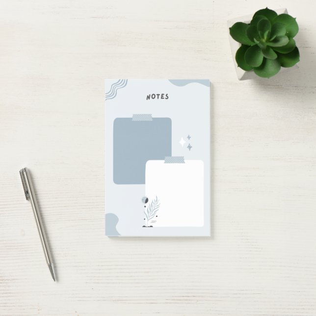 Post-it® notes bleu clair (Bureau)