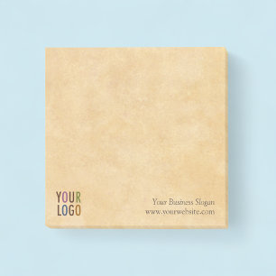 Post-it® Notes Carrées avec Logo de l'Entreprise S