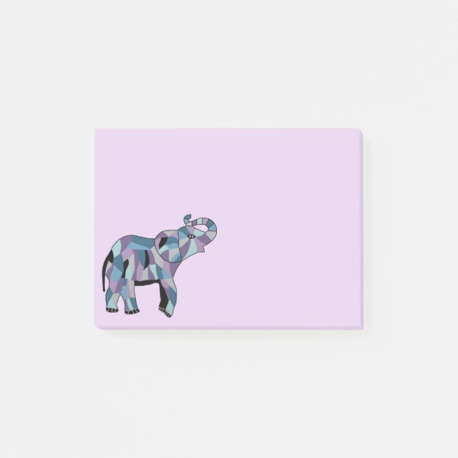 Post-it® Notes chanceuses de Courrier-it® d'éléphant (Devant)