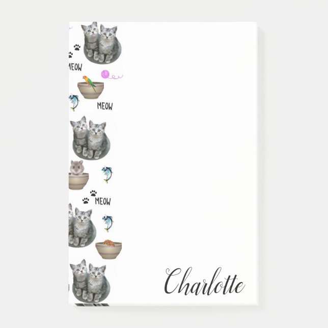 Post-it Notes Chat Minou Chats (Devant)