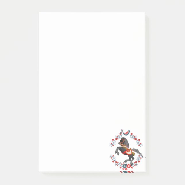 Post-it Notes Cheval Floral (Devant)