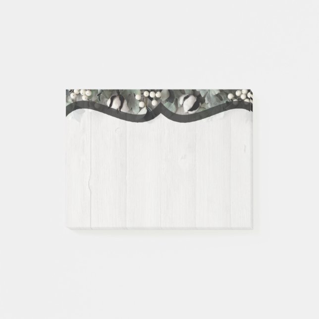 Post-it® Notes collantes coton plante baies grange bois rus (Devant)