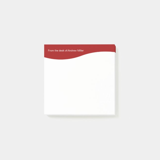 Post-it® Notes collantes de bureau professionnel moderne (Devant)