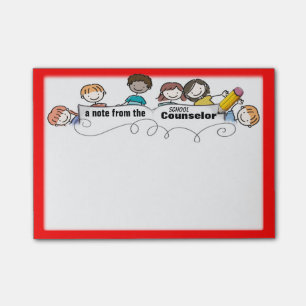 Post-it® Notes collantes de conseiller d'école primaire