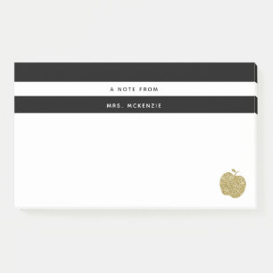 Post-it® Notes collantes de Faux d'or de parties