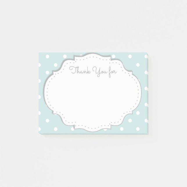 Post-it® Notes collantes de Merci (Devant)