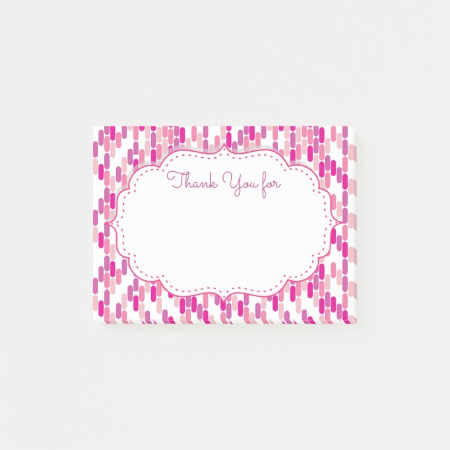 Post-it® Notes collantes de Merci (Devant)