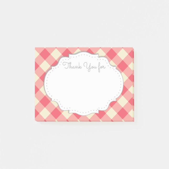 Post-it® Notes collantes de Merci (Devant)
