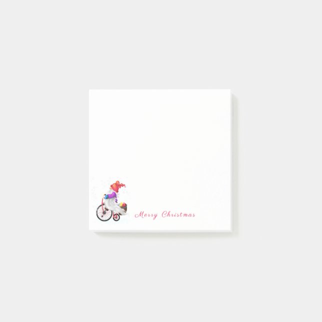 Post-it® Notes collantes de Noël Gnome avec cadeaux (Devant)